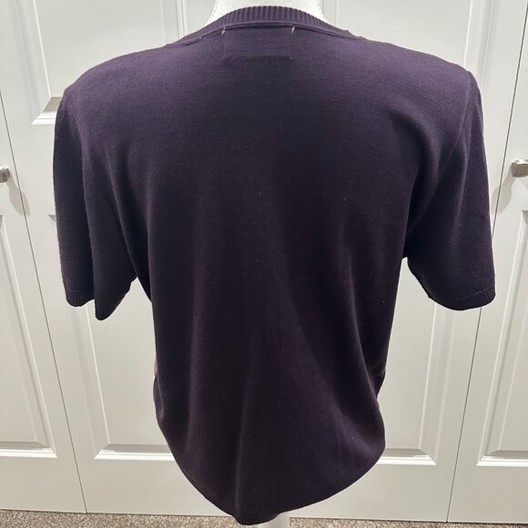 Alfred Dunner Medium Purple and Violet Twinset or Twofer - Like New - Picture 2 of 4